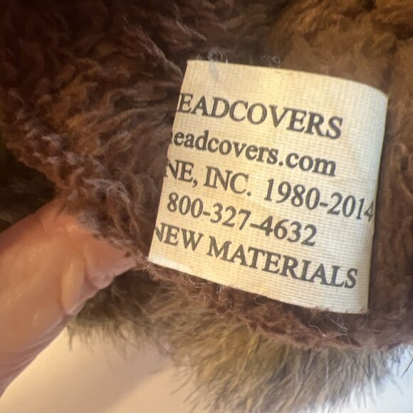 Vintage Beaver Hand Puppet Toys by Daphne Woodchuck Groundhog Plush Head Cover - Picture 8 of 8